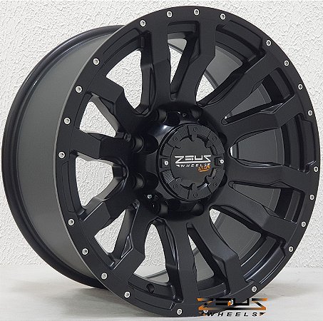 RODAS OFF ROAD ZWAT2 DODGE RAM ARO 20 Furação 8X170 PRETA