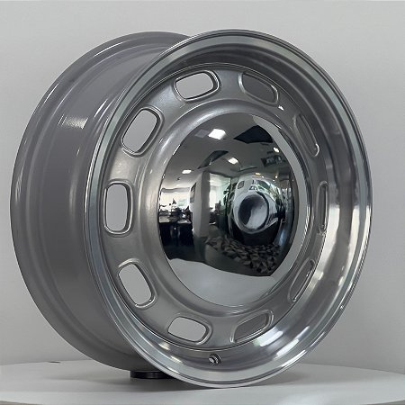 RODA PORSCHE 912 PRATA DIAMANTADA ARO 15 / 4 FUROS (4X130)
