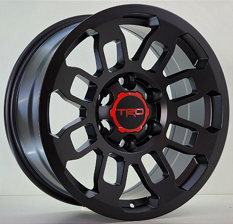 RODAS OFF ROAD TRD ARO 17 Furação 6X139  PRETA