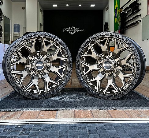 RODAS OFF ROAD m31 ARO 20 Furação 6X139 GOLD BLACK