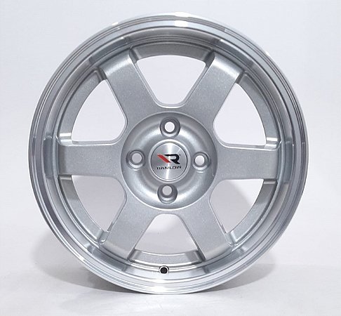 RODA RW P3000 RACING ARO 15X6 4X100 ET36 PRATA DIAMANTADO