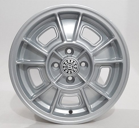 RODA S228 DRAGSTER ARO 15X6 4X100 ET36 PRATA