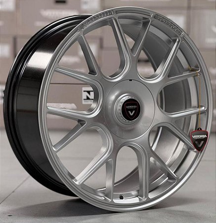 RODA BREMEN ARO 19 Furação 5X112 PRATA FLOW FORM