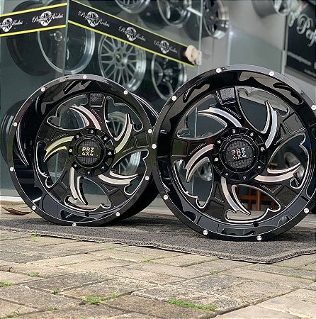 RODAS OFF ROAD PRZ1302 ARO 20 TALA 12 FURAÇÃO 6X139