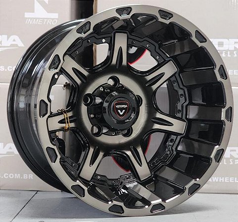 RODAS OFF ROAD (4168) ARO 15 TALA 10 FURAÇÃO 5x114 ofset -44