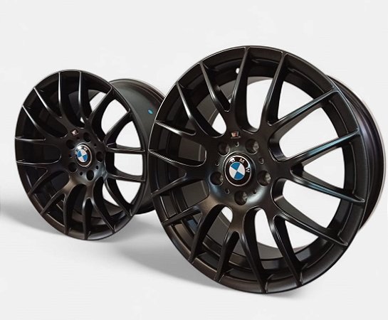 RODAS M3 ARO 19 DUAS TALAS FURAÇÃO 5X120 PRETA