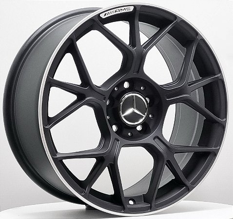RODAS MERCEDES MC/M30 ARO 20 DUAS TALAS 8 E 9 PRETO DIAMANTADO