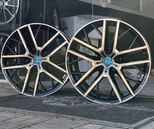RODA BMW M ARO 19 Furação 5X120 PRETO DIAMANTADO