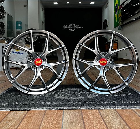 RODA BBS DUAS TALAS ARO 20 Furação 5X120 TALA 8,5 E 9,5