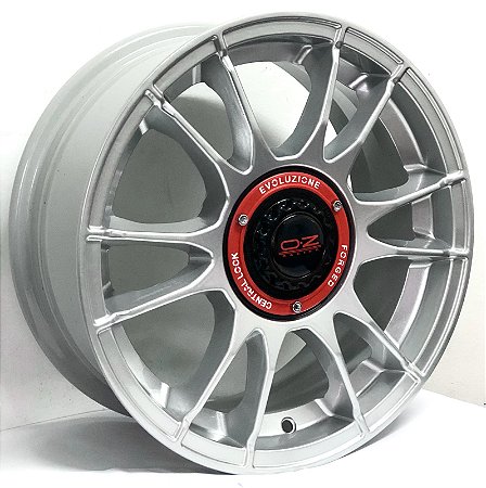 RODAS s251 OZ ARO 17 Furação 4X100/108 PRATA