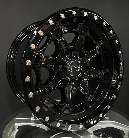RODAS OFF ROAD BLACK RHINO ARO 17 TALA 9 FURAÇÃO 6X139