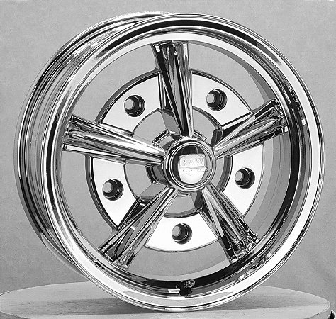RODAS RAIDER ARO 15 FURAÇÃO 5X205 V-CHROME