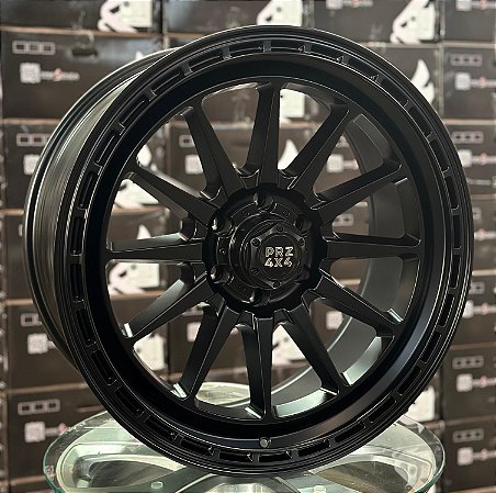 RODAS OFF ROAD PRZ3001 ARO 22 TALA 10 FURAÇÃO 6X139 PRETO