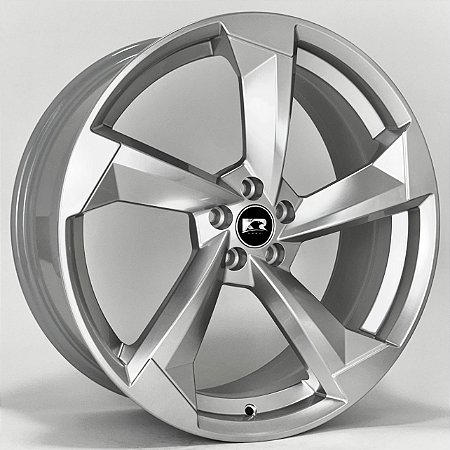 RODA RS6 ARO 20 Furação 5X112 PRATA DIAMANTADO