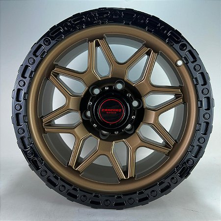RODAS OFF ROAD NASHVILLE ARO 17 FURAÇÃO 6X139 BRONZE