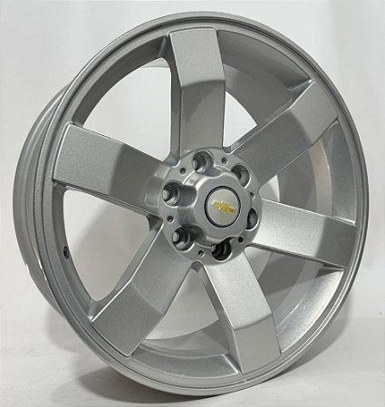 RODAS SILVERADO ARO 20 FURAÇÃO 6X139 PRATA