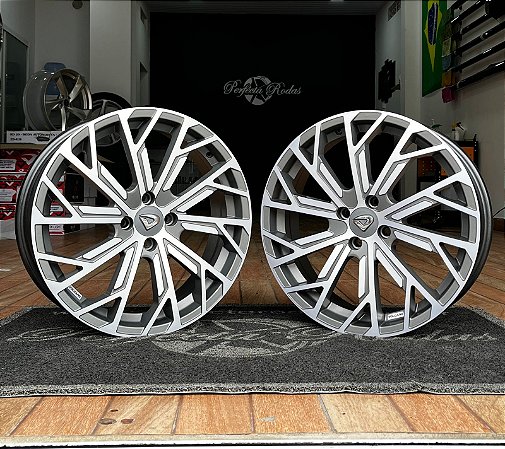 RODAS BAYERN ARO 18 FURAÇÃO 4X100 TALA 6 GRAFITE