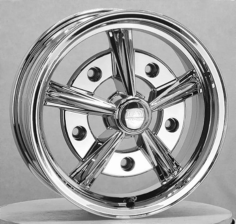 RODAS RAIDER ARO 15 FURAÇÃO 5X205 CROMADAS