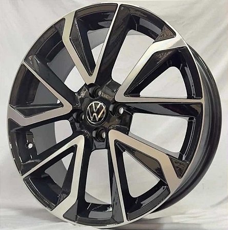 RODAS COROLLA ZK880 ARO 18 TALA 6 FURAÇÃO 4X100 PRETA DIAMANTADA