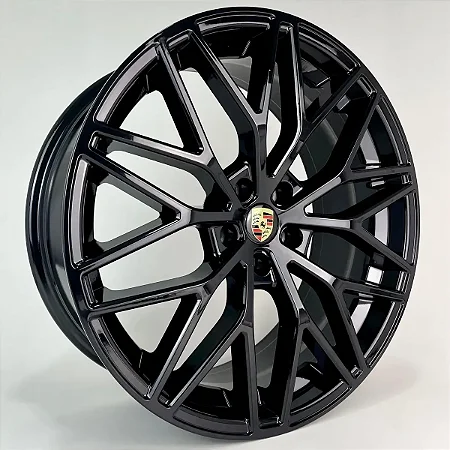 RODAS REPLICA PORSCHE M30 ARO 20 FURAÇÃO 5X120 PRETO