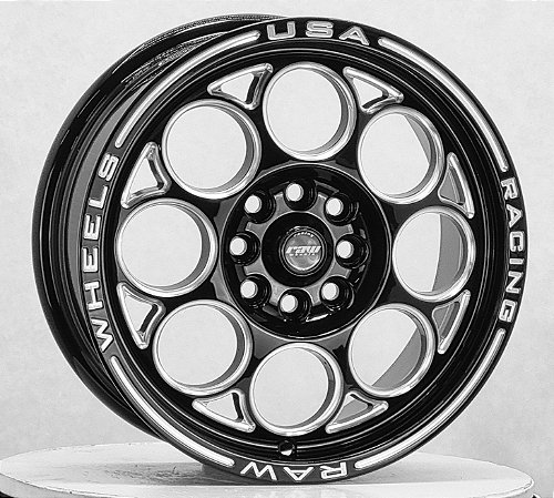 RODAS WELD ROUND ARO 15 TALA 6,5 FURAÇÃO 4X100/108 PRET MILING