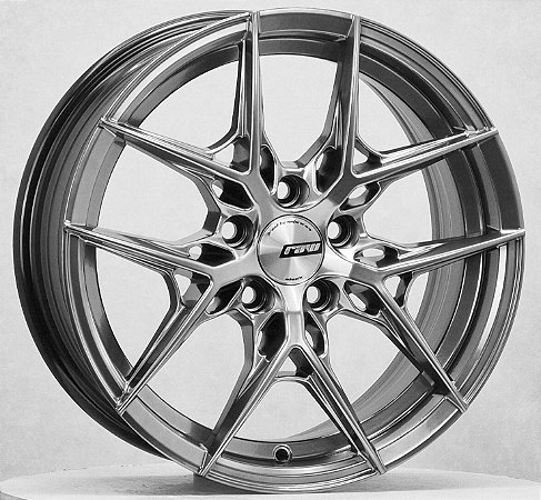 RODAS DIAMOND II ARO 15 TALA 6,5 FURAÇÃO 5X100 HYPER BLACK