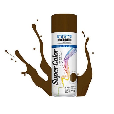 Tinta Spray Super Color Marrom Uso Geral - Comercial Aliança - A loja que  vende barato!