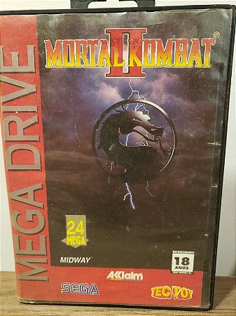 Jogo Mortal Kombat 2  (mega drive)