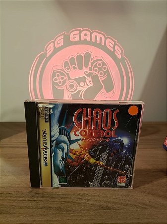 Jogo Chaos Control Japonês - Sega Saturn