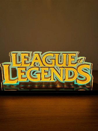 Luminária Gamer League Of Legends