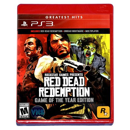 Jogo Red Dead Redemption: Game of The Year Edition  - para PS3