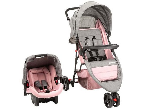 Carrinho de bebê cosco 3 rodas Outlet
