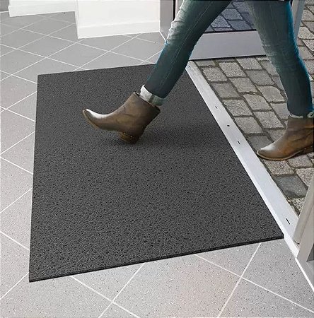 Capacho Kapazi VINIL LISO PRETO 120x60 CM