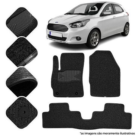 Tapete Automotivo Para Ford Ka Hatch 2015 a 2019