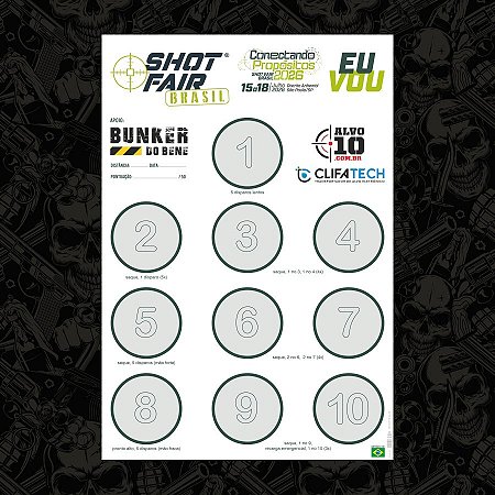 Dot Torture A3 – Drill de Precisão - Shot Fair | 50 un