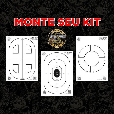 Kit ISA / Guns REP | 100 Alvos Oficiais da ISA