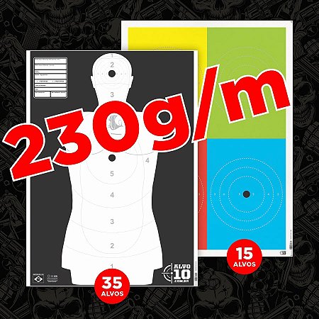 KIT IAT – Alvos homologados SAT | 50 un