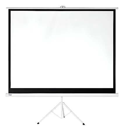 Tela Projeção Com Tripé Retrátil 100 Polegadas 180x180