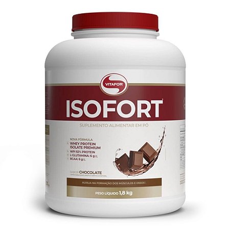 Whey Isolado Isofort (1,8kg) - Vitafor