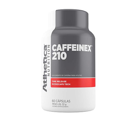 Cafeína Caffeinex 210mg (60 Cápsulas) - Atlhetica Nutriton