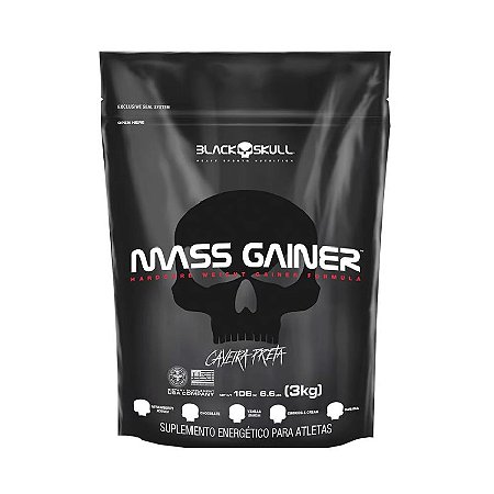 Mass Gainer (3kg) Refil - Black Skull