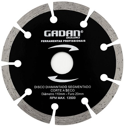 Disco corte segmentado 4" gadan