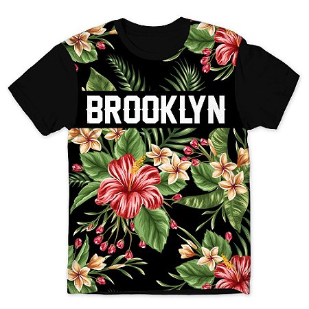 Camiseta T-shirt As Braba Brooklyn Full Print Preta