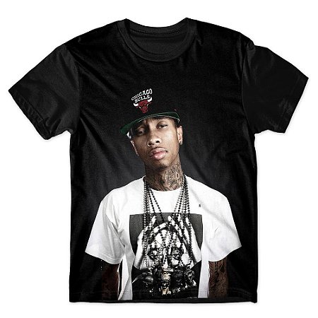 Camiseta T-shirt As Braba Tyga Full Print Preta