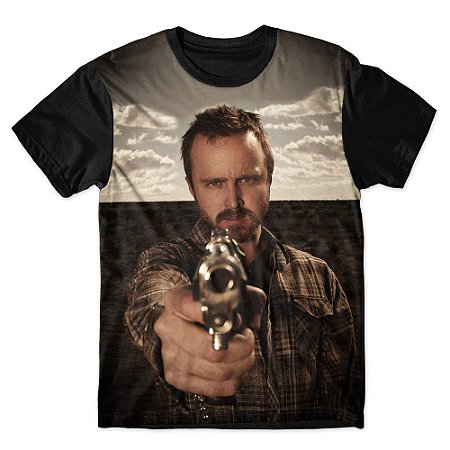 Camiseta T-shirt As Braba Jesse Nove Full Print Preta