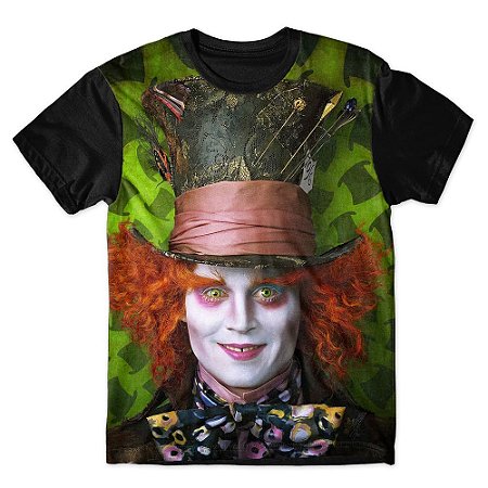 Camiseta T-shirt As Braba Chapeleiro Full Print Preta