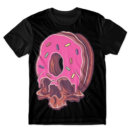 Camiseta As Braba Masculina Cabeça Donuts Full Print