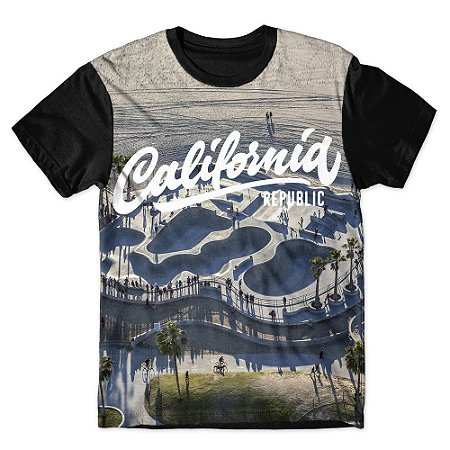 Camiseta As Braba Masculina California Pista Sk8 Full Print