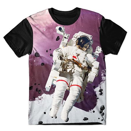Camiseta As Braba Masculina Astronauta Espaço Full Print