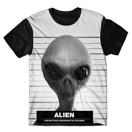 Camiseta As Braba Masculina Alien Preso Full Print